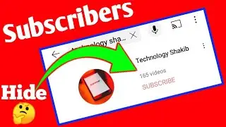 How To Hide Subscribers In Hindi ? Subscribers Kaise Hide kare ? Subscribers Hide In Hindi 🤔