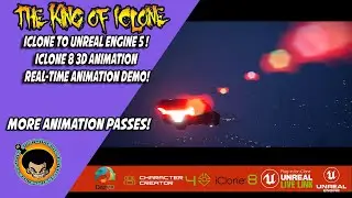 The King Of Iclone:Daz3d,Iclone to unreal engine 5 & Iclone 8 3d animation real-time animation Demo!
