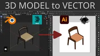 Workflow - Convert any 3D Models into a 2D Isometric vector format