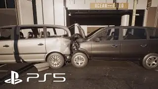 Car Crash Tests Unreal Engine 5 (PS5) The Matrix Awakens