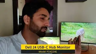 Dell 24 USB-C Hub Monitor - P2422HE #dell #monitor #unboxing #cjmehta @CJMehtaa