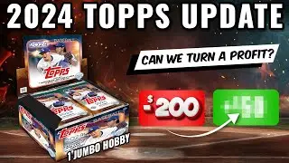 🚨PROFIT CHALLENGE🚨HEAVY LUMBER & SOLID AUTO!!! 2024 TOPPS UPDATE JUMBO HOBBY BOX