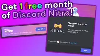 [2022] How To Get FREE DISCORD NITRO with MEDAL