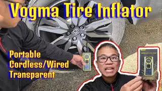 How to use Vogma Tire Inflator | Portable Air Compressor