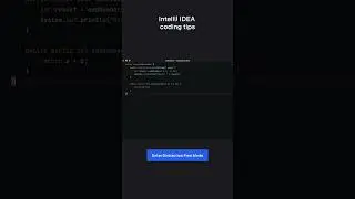 IntelliJ IDEA coding tips - quick switch scheme