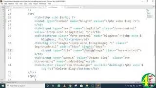 22 - Update Blog Post From Admin Panel | Dynamic website development PHP & SQL tutorials 2020