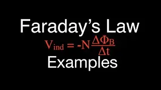 Electromagnetic Induction (6 of 15) Faraday's Law, Example Problems