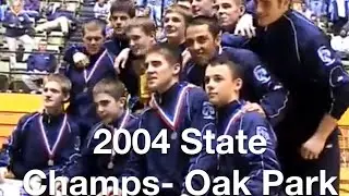 DL Gleason 2004 State Tournament- Oak Park HS 171 lbs- vs. Cody Newman in Finals, vs. Z Arnold semis