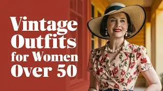 How to Style Vintage Clothing | 8 TIPS for Women Over 50