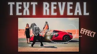 Trending Text Reveal Effect CapCut Tutorial