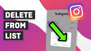 How to Delete Instagram Account From Account List - Instagram Remove Multiple Account