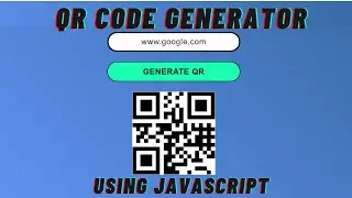 QR Code Generator Using JavaScript in 10mins ? Mini Projects For Beginners