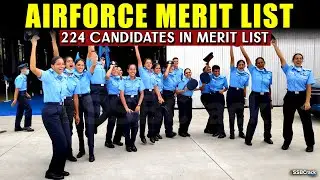 Indian Air Force Merit List | Air Force Academy Merit List August 2020