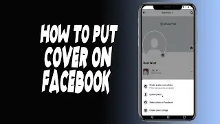 How do I change my Facebook cover photo on my smartphone?