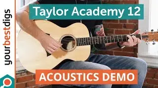 Taylor Academy 12 Guitar - Acoustics Demo