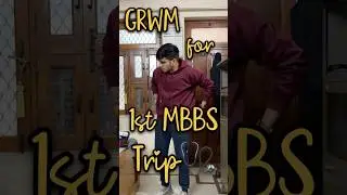 GRWM for my *first* MBBS trip🩺✈️ 