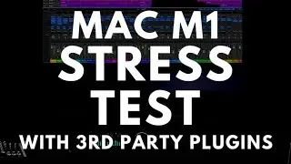 Mac Mini M1 Silicon Stress Test for Music Production - Logic Pro Stress Test & Benchmark