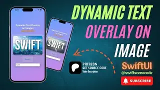 Dynamic Text Overlay on Image with SwiftUI IOS: 16.0+