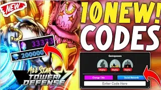 ⚠️UPDATE!!!!⚠️ALL WORKINGS CODES FOR ALL STAR TOWER DEFENSE NOVEMBER 2024(ROBLOX)- ASTD ROBLOX Codes