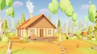 Unity URP Speed Level Design  - Low Poly Scene