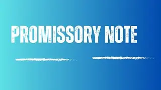 Promissory note | Definition | Parties explained |