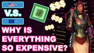 WHY are prices HIGHER on ESO: PC NA server V.S. PC EU? - A comparison, theorization, and impact 💰💵💸