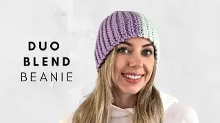 DUO BLEND BEANIE - FREE CROCHET PATTERN