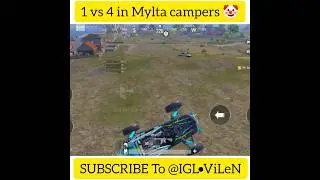 New Mylta Enemy 🤡 1v4 clutch⚡🔥@iglvilen  #shorts #pubgmobile #pubg #bgmishorts