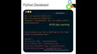 PANDAS Library Learn From Basic in Data Science Using Python 