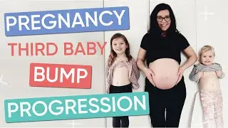 3rd Baby Pregnancy Bump Timelapse | Sarah Cantwell 11-40 Week Pregnancy Transformation | Channel Mum