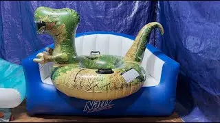 Popping Large Inflatable Dinosaur Tube Puncture Pop
