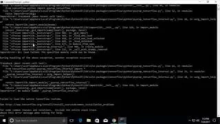 Tensorflow ImportError DLL load failed The specified module could not be found