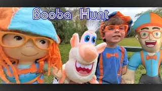 Blippi Dressed Toddler | BOOBA HUNT - with Blippi Toys | Fun Finding A Wild BOOBA for kids 4K