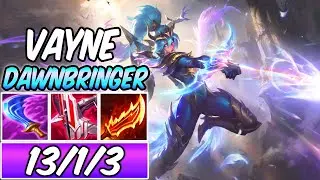 S+ DAWNBRINGER VAYNE GAMEPLAY | Best ADC Build & Runes | League of Legends