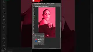 Quick Double Exposure Tutorial On Georgina Rodríguez's Face In Photoshop 🔴💡🔵 