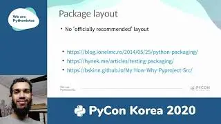 Publishing Well Formed Python Packages - Julin Shaji - PyCon Korea 2020