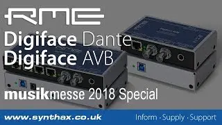 RME Digiface Dante and RME Digiface AVB - Musikmesse 2018