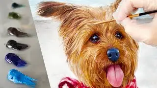 Oil Painting Tips | PET PORTRAIT Painting FUR