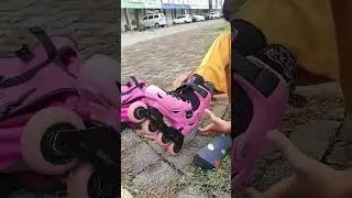 LATIHAN SEPATU RODA RUTIN #inlineskates #sepaturoda #shortsviral