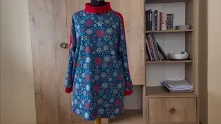 Платье худи на любую фигуру без выкройки.