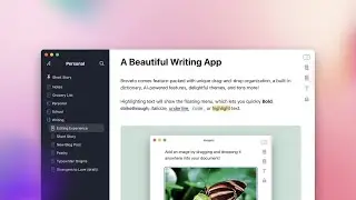 Introducing Breveto - A Beautiful Writing App