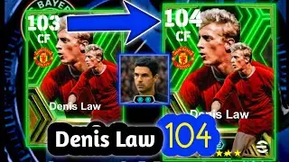 How to max level up Denis Law Ratted 104 with Arteta Double Booster Manager Pack