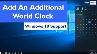 Display World Time Clock In Windows 10