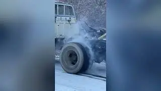 Cullman County Driver Tears the Ice Up Burning Rubber!