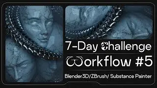 BLENDER 3D: CHARACTER ABSTRACT ART WORKFLOW #5