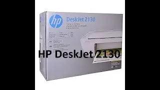 Демонстрация после работы МФУ струйный HP DeskJet 2130, A4, цветной, струйный