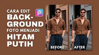 Cara Edit Background Foto Menjadi Hitam Putih dengan Fitur Efek Picsart