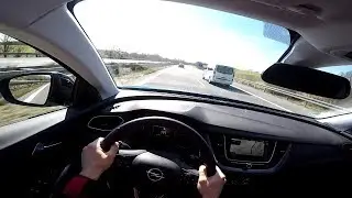 2018' Opel / Vauxhall Grandland X - POV Autobahn Drive (Top Speed)