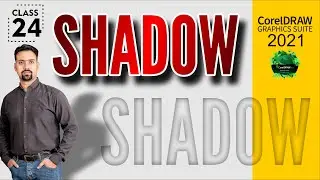 Drop Shadow Tool & Inner Shadow in Coreldraw 2021 | Class # 24 | Urdu / Hindi