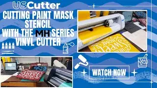 Cutting Paint Mask Stencil With The MH Series Vinyl Cutter